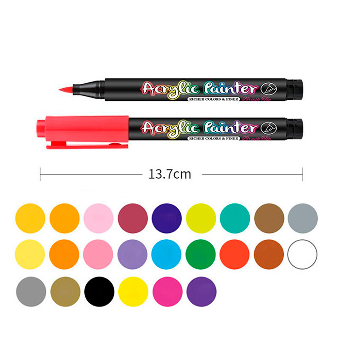 AcrylicMarkers, akrilni flomastri (24 kosov) - Image 2