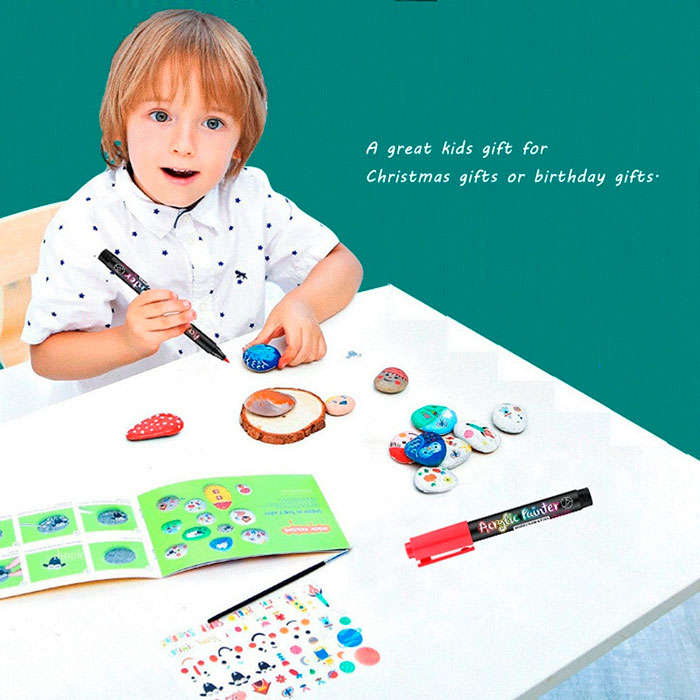 AcrylicMarkers, akrilni flomastri (24 kosov) - Image 4