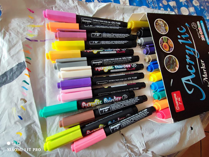 AcrylicMarkers, akrilni flomastri (24 kosov) - Image 9