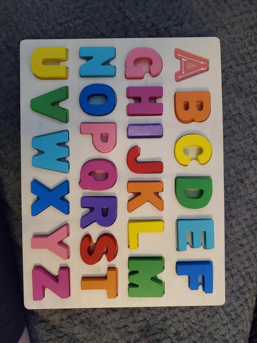 AlphabetPuzzle, lesena sestavljanka s črkami - Image 5