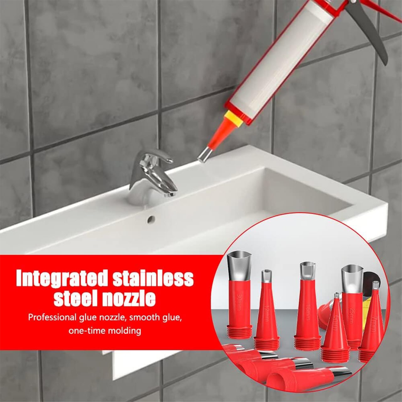 ApplicNozzle, 22-delni komplet nastavkov za nanos mase in tesnjenje - Image 3