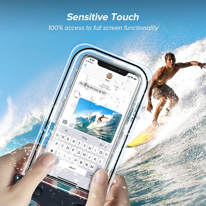 AquaBag, prosojna vodotesna torbica za telefon - Image 6