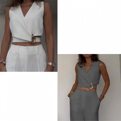 Eleganten top z unikatnim dizajnom - Image 2