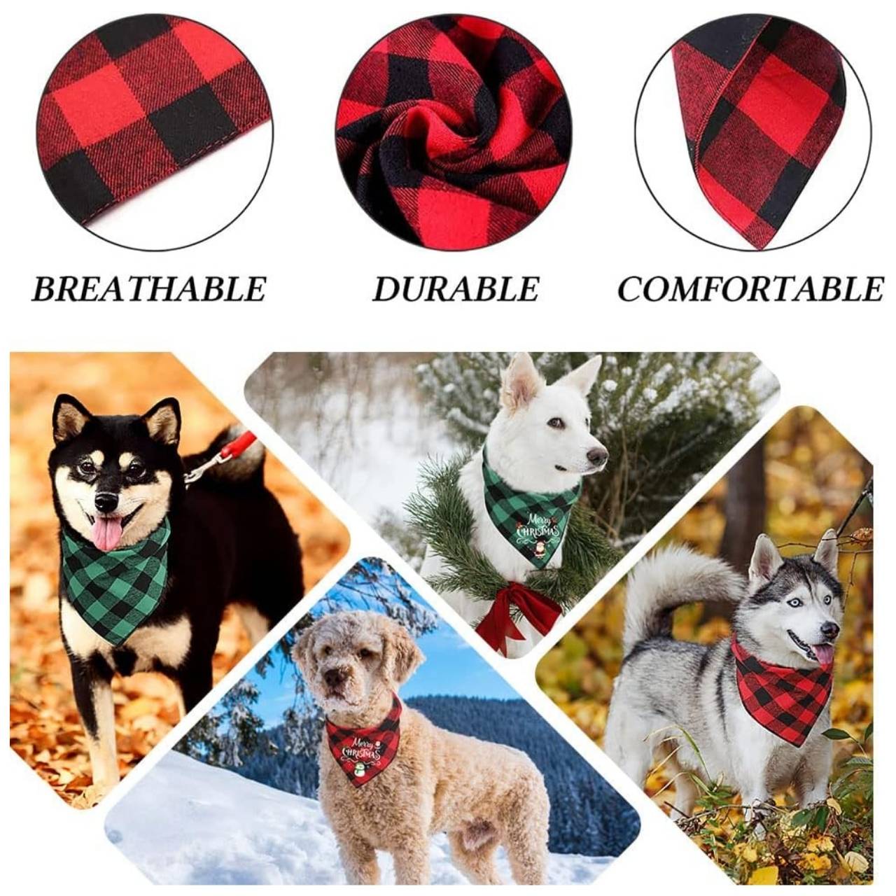 Bandana, božična ruta za pse - Image 3