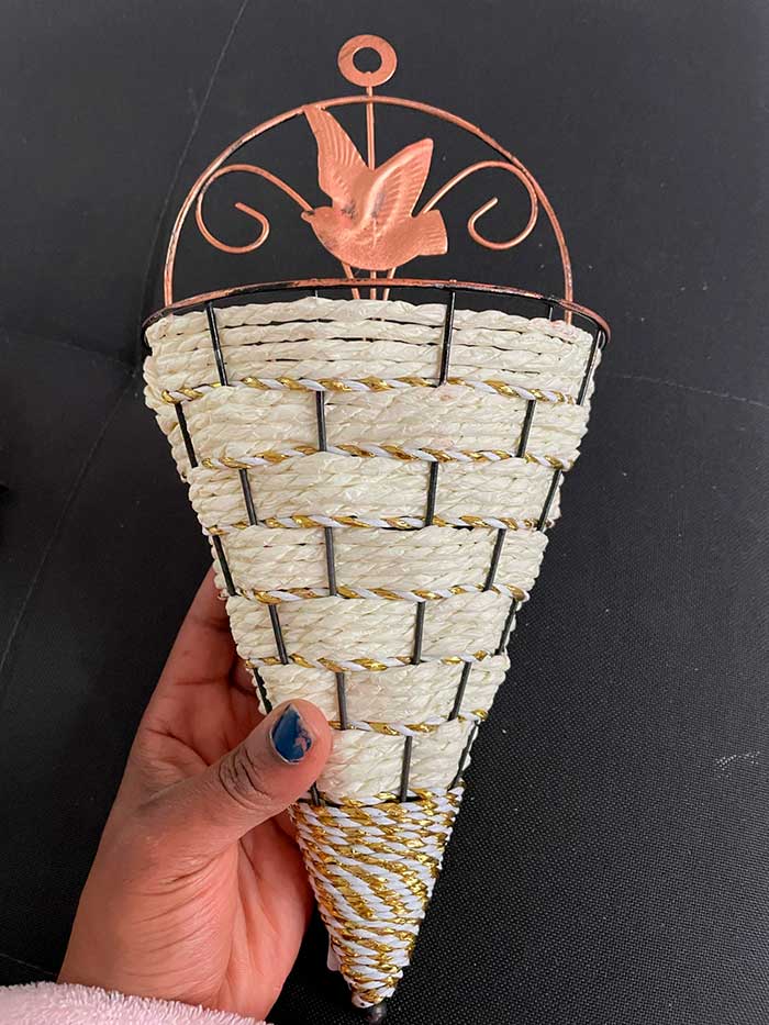 BasketVase, stenska košara za rože - Image 7
