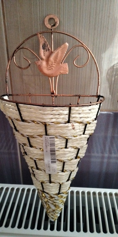 BasketVase, stenska košara za rože - Image 8