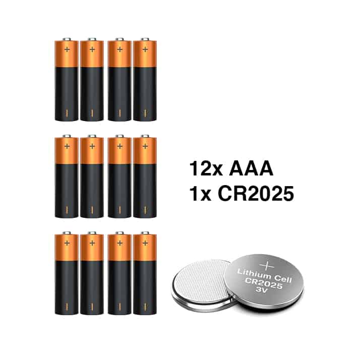 Komplet baterij za GlowWaterLights LED lučke (13 kom.) - Image 4
