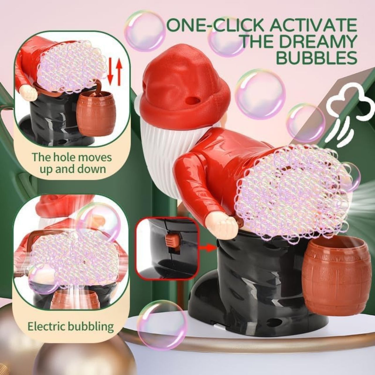 BlowSanta, igrača z milnimi mehurčki Božiček - Image 3
