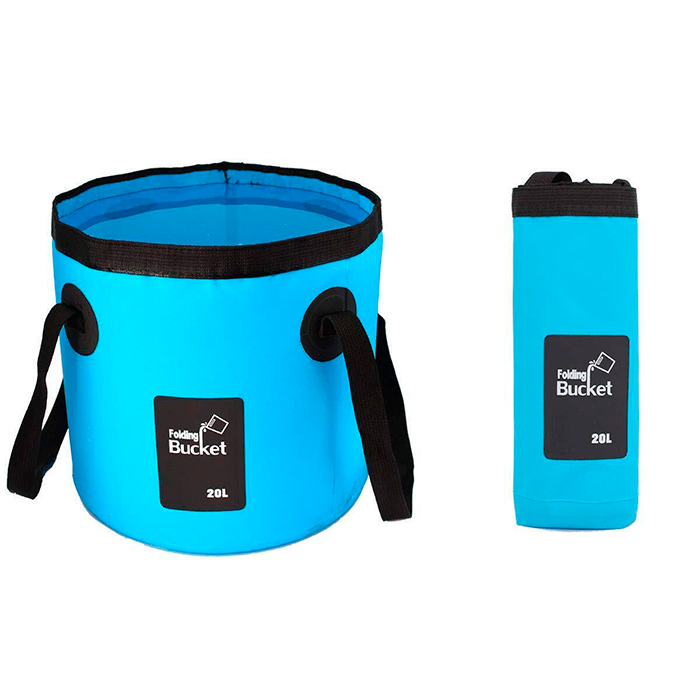 Bucket, zložljiva vodoodporna torba v obliki vedra (20 litrov) - Image 3