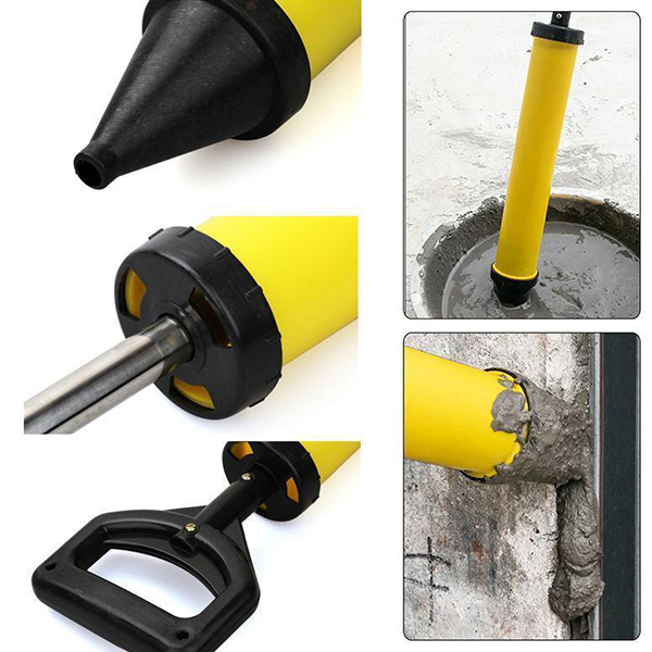 Preprosto nanašanje – izberite šobo, jo namestite na pumpo, potopite v malto, potegnite ročico in s potiskom malto nanesite na želeno površino!