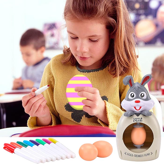 BunnyColor, set za ustvarjanje in barvanje  plastičnih velikonočnih jajc - Image 4