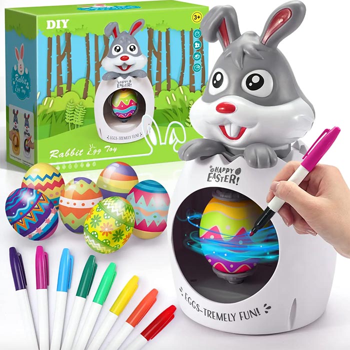 BunnyColor, set za ustvarjanje in barvanje  plastičnih velikonočnih jajc - Image 8