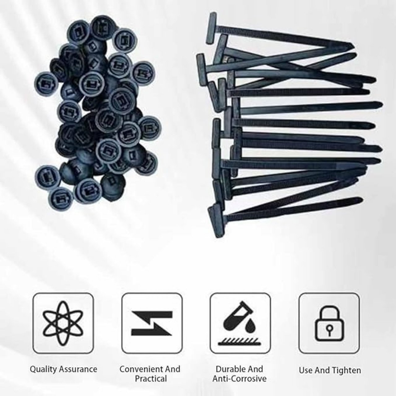 CableTies, najlonske vezice za avtomobilsko in univerzalno uporabo (50 kosov) - Image 2