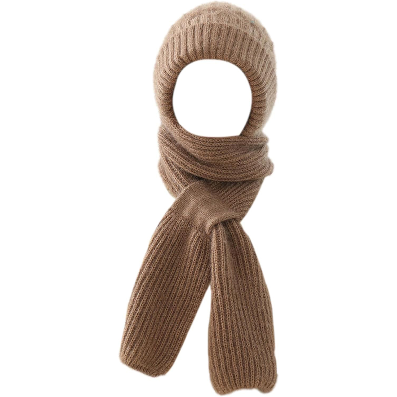 CapScarf, ženska zimska kapa z všitim šalom - Image 8