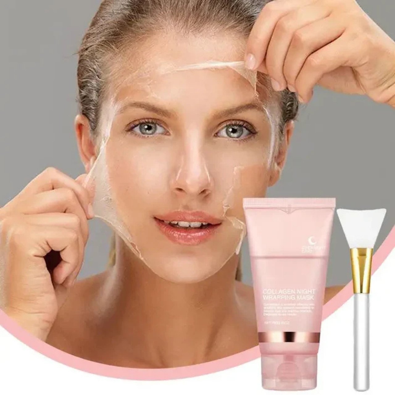 CollagenMask, kolagenska nočna maska za obraz s peel-off učinkom - Image 9