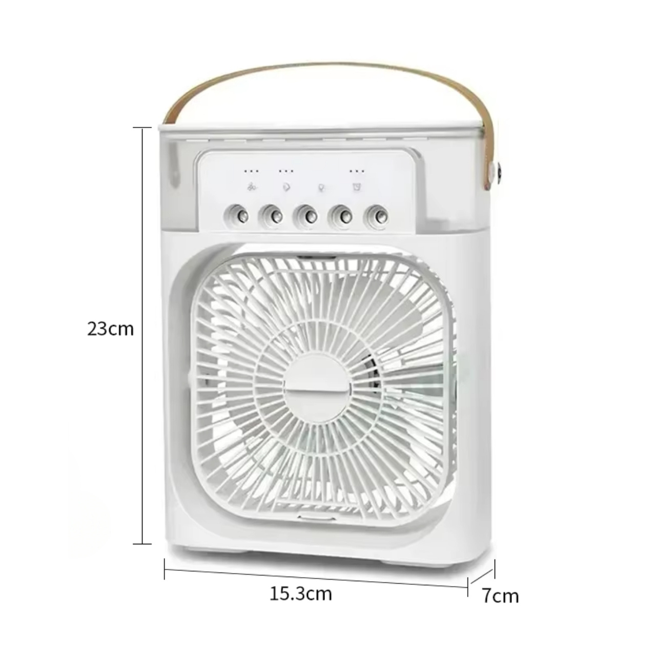 Coolio, prenosni ventilator 3v1 s funkcijo vlažilnika, LED lučko in hlajenjem - Image 3