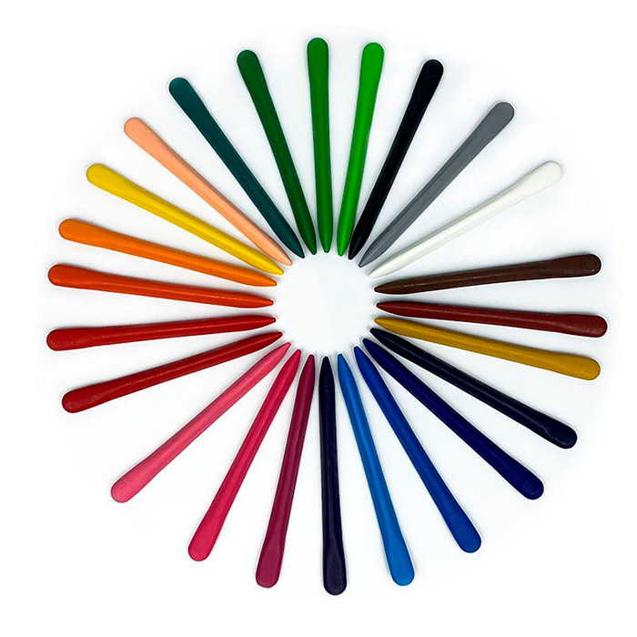 Crayons, kompaktne voščenke (24 kosov) - Image 3