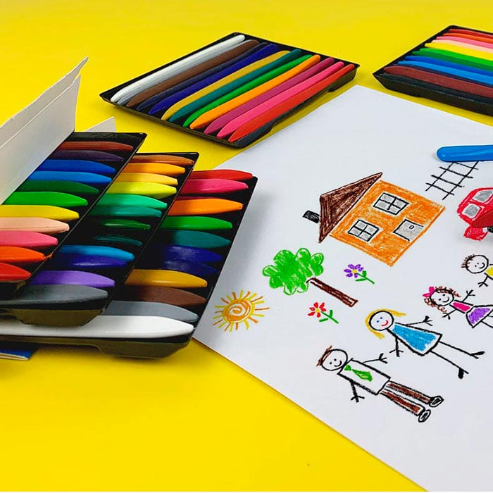Crayons, kompaktne voščenke (24 kosov) - Image 5