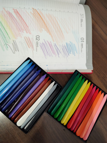 Crayons, kompaktne voščenke (24 kosov) - Image 10