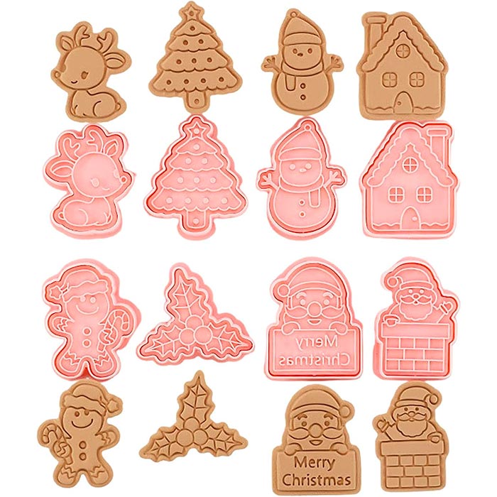 CutCookies, božični modeli za piškote (8 modelčkov) - Image 5