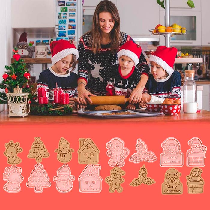 CutCookies, božični modeli za piškote (8 modelčkov) - Image 7