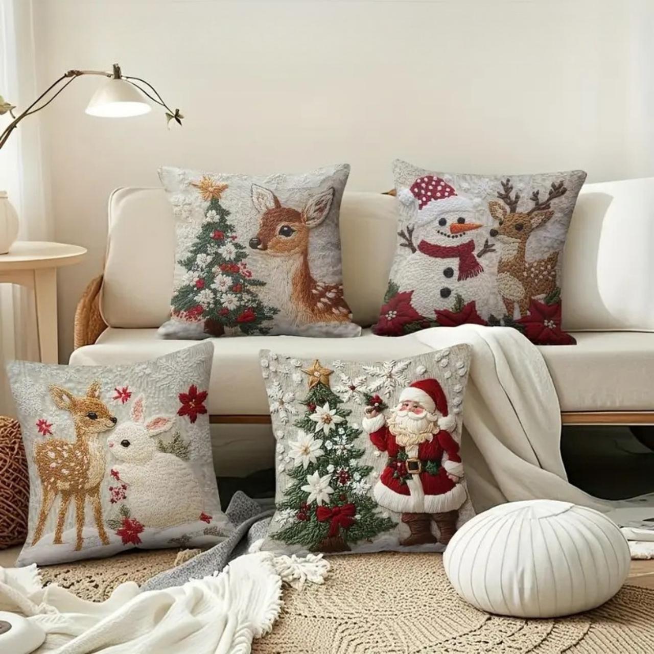 CutePillows, božične prevleke za blazine (4 kosi) - Image 6