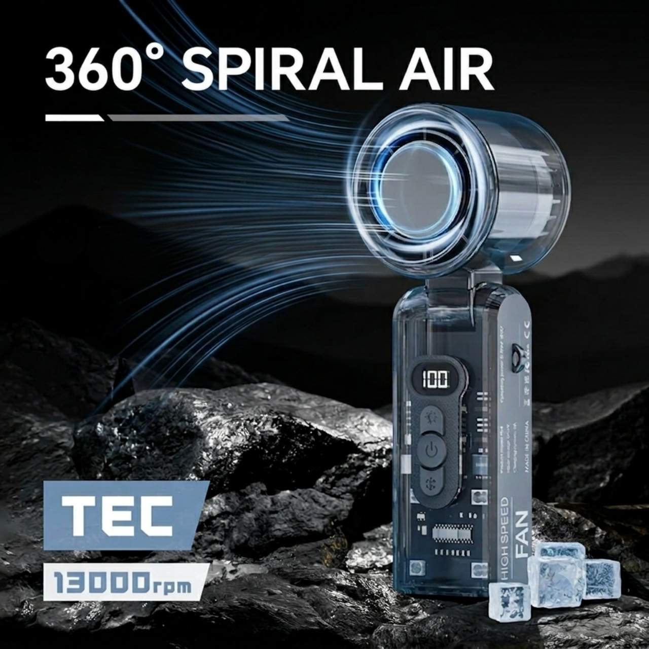 3 v 1 zložljiv prenosni ventilator, CyberFan - Image 10