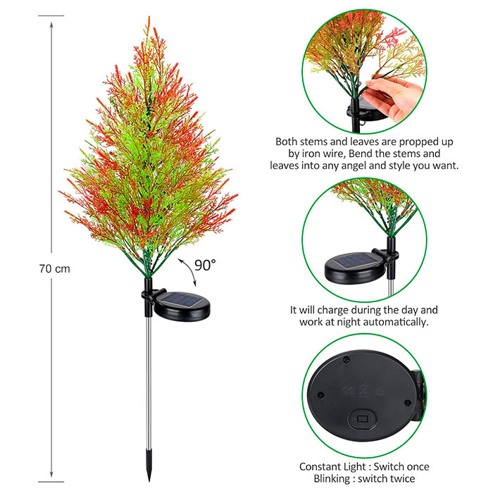 Cypress, solarna svetilka v obliki ciprese - Image 2