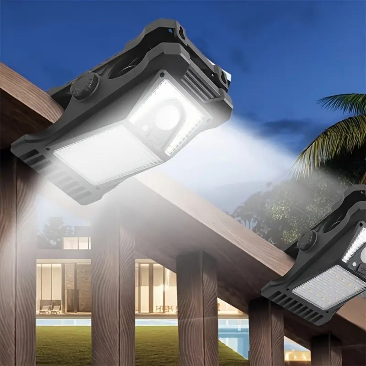 DeckClip, solarna vrtna svetilka s sponko in senzorjem gibanja - Image 2