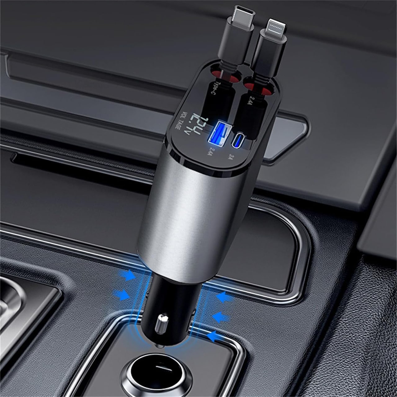 DualCharger, avtomobilski polnilec 4 v 1 - Image 8