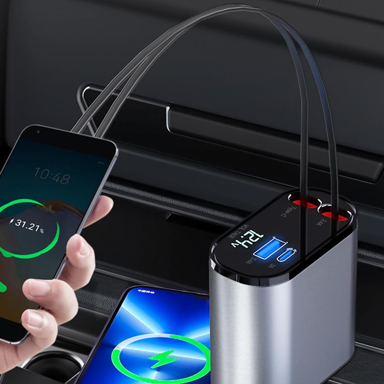 DualCharger, avtomobilski polnilec 4 v 1 - Image 9