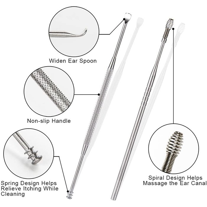EarCleaningKit, 7-delni set s priborom za varno čiščenje ušes - Image 3