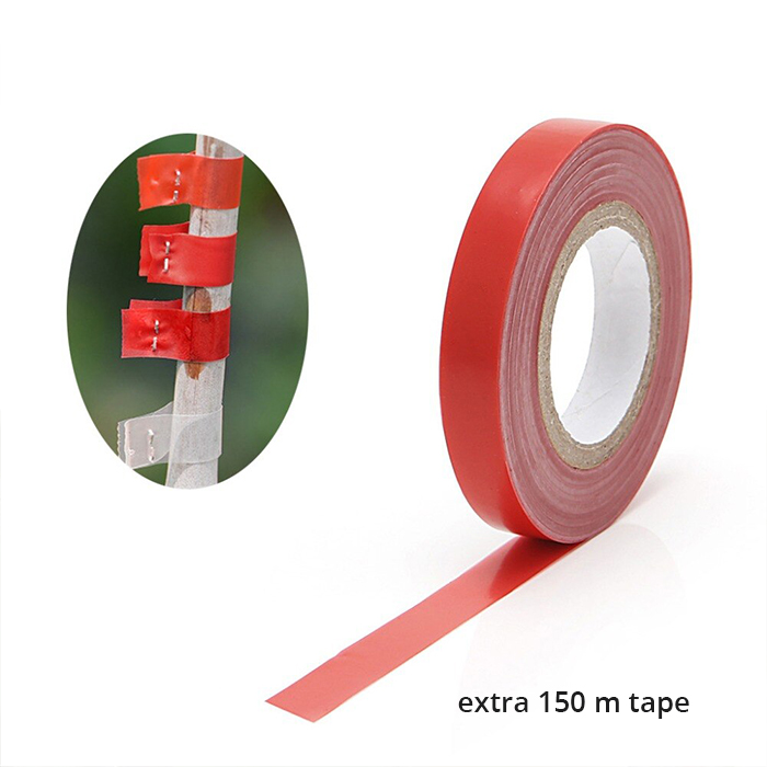 ExtraTape, 6-delni komplet dodatkov za TapeTool: 5x 30 metrski trak + 100x sponke - Image 2