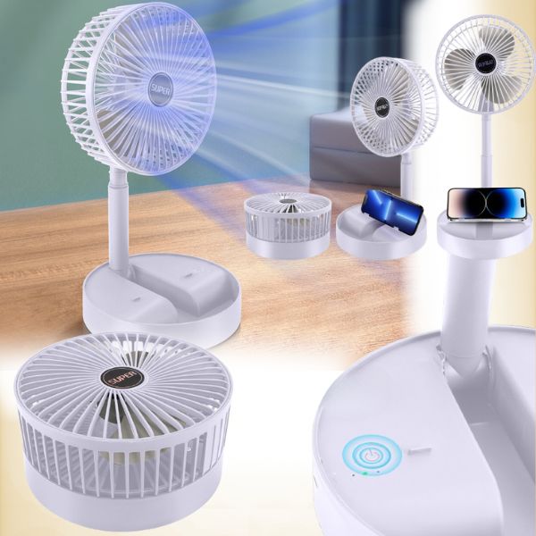 Prenosni zložljivi ventilator 3 v 1, FoldFan - Image 5