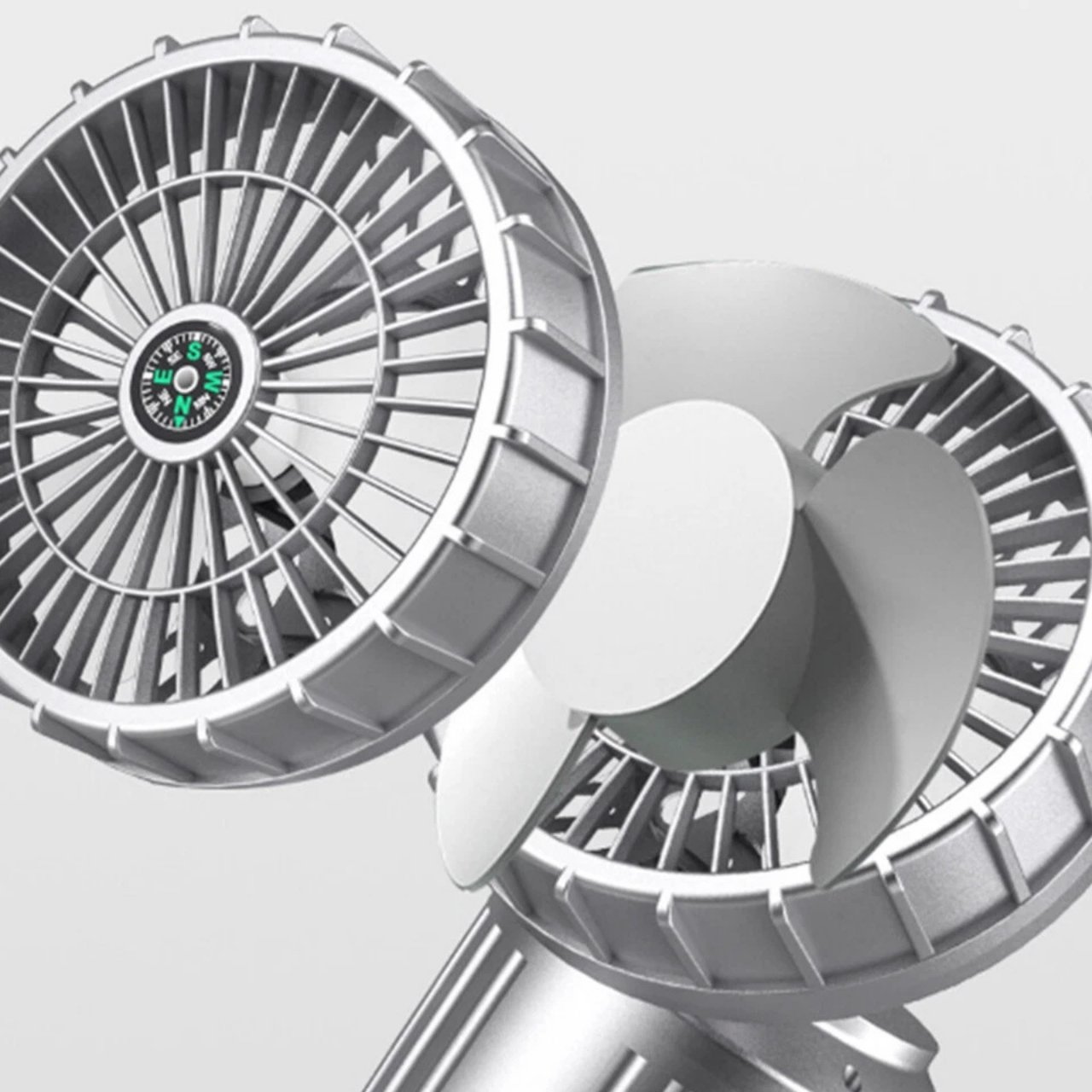 Fan, večnamenska 5 v 1 solarna LED svetilka z ventilatorjem - Image 8