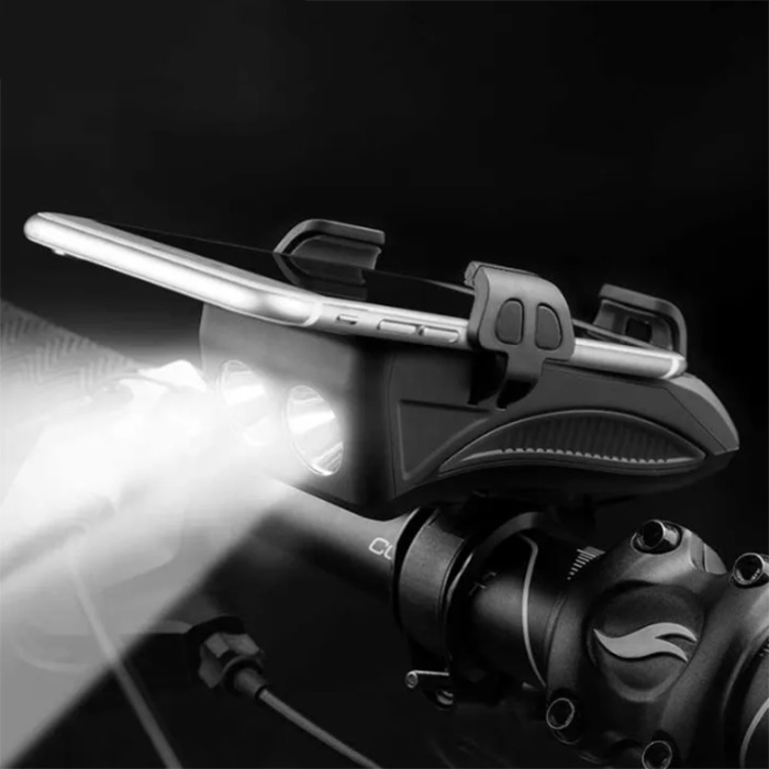 FastBike, kolesarska svetilka, polnilna postaja, držalo za telefon in zvonec v enem - Image 3