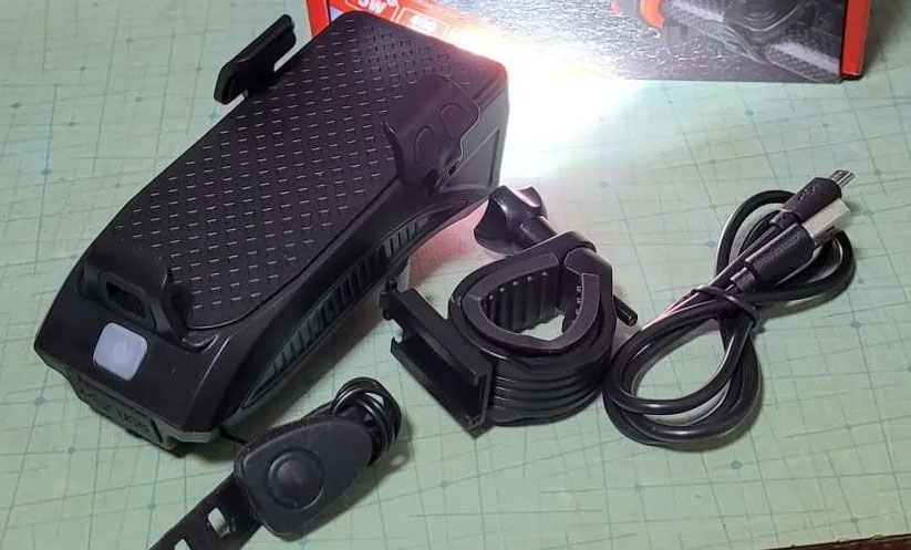 FastBike, kolesarska svetilka, polnilna postaja, držalo za telefon in zvonec v enem - Image 10