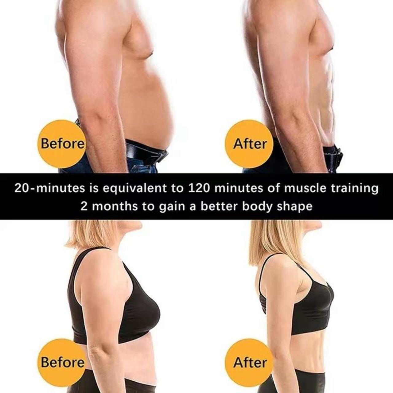 FitnessBelt, pas za stimulacijo trebušnih mišic - Image 4