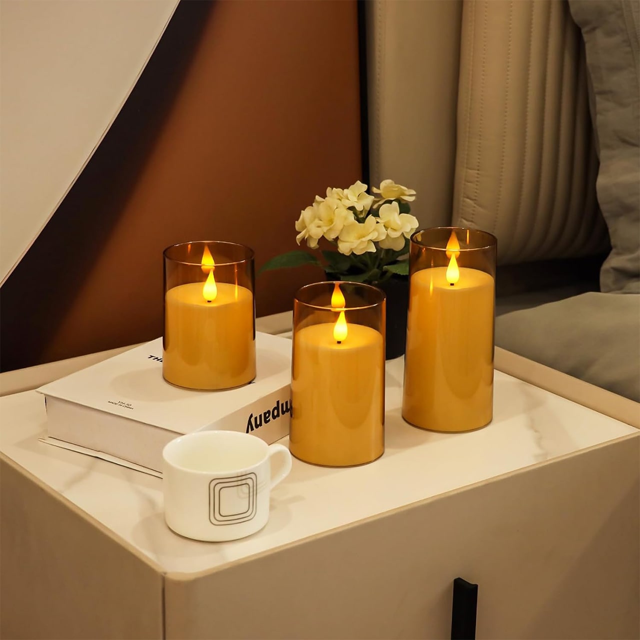 FlickCandles, komplet elegantnih dekorativnih sveč (3 kosi) - Image 2