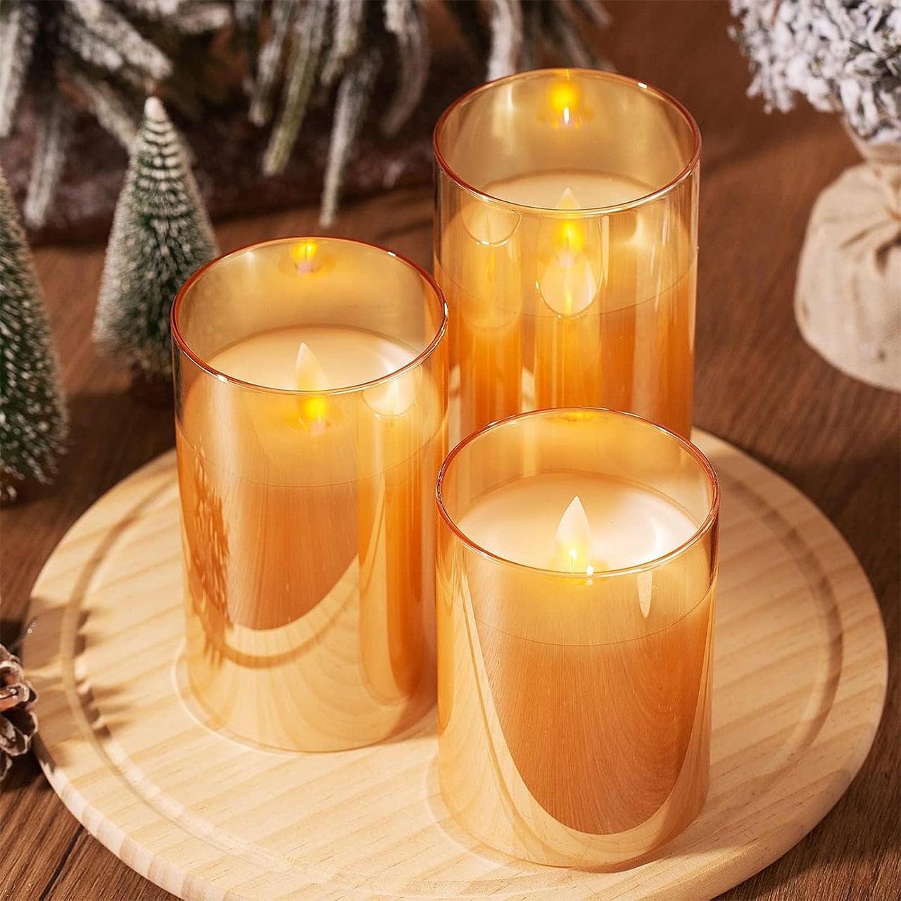 FlickCandles, komplet elegantnih dekorativnih sveč (3 kosi) - Image 4