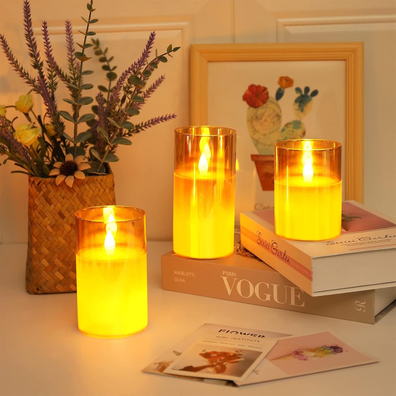 FlickCandles, komplet elegantnih dekorativnih sveč (3 kosi) - Image 7