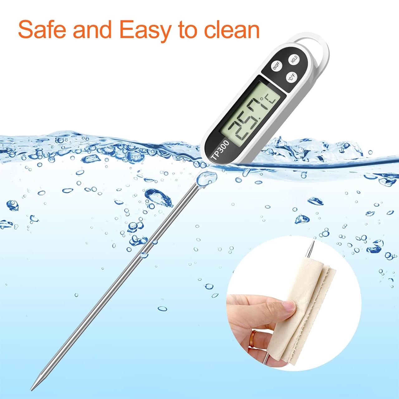 FoodMeter, elektronski digitalni termometer za merjenje temperature hrane in tekočine - Image 2