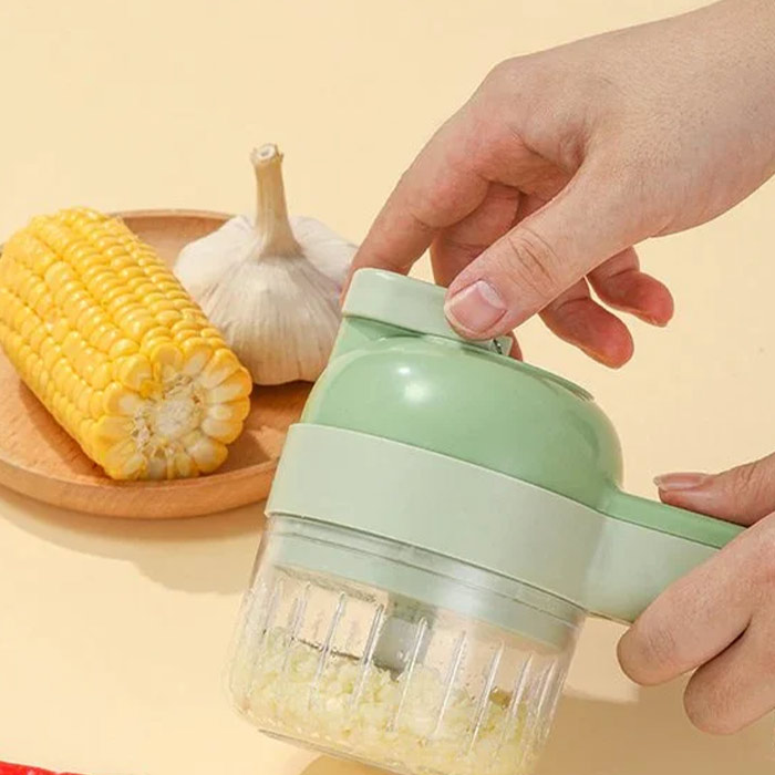 FoodProcessor, 5-delni kuhinjski set za sekljanje, rezanje, lupljenje in čiščenje - Image 3