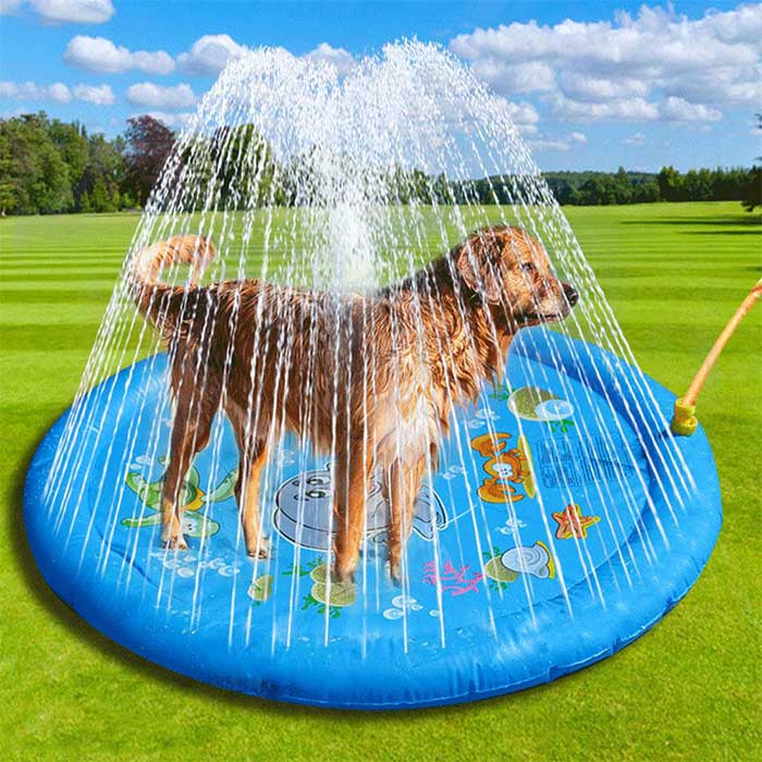 FunPoolPaw, napihljiv bazen s fontano, ki je primeren za otroke in hišne ljubljenčke - Image 3