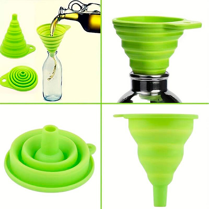 Funnel, zložljiv silikonski lijak za pretakanje tekočin in ostalih živil - Image 3