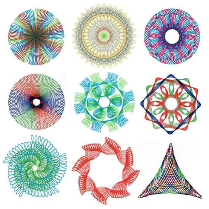 GeoArtKit, 27-delni set za risanje z geometrijskimi spirografi - Image 8