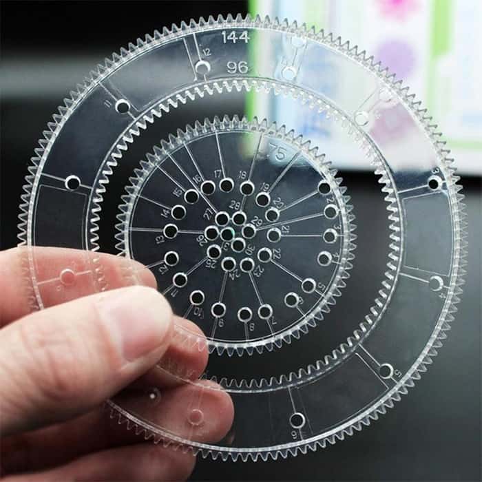 GeoArtKit, 27-delni set za risanje z geometrijskimi spirografi - Image 9