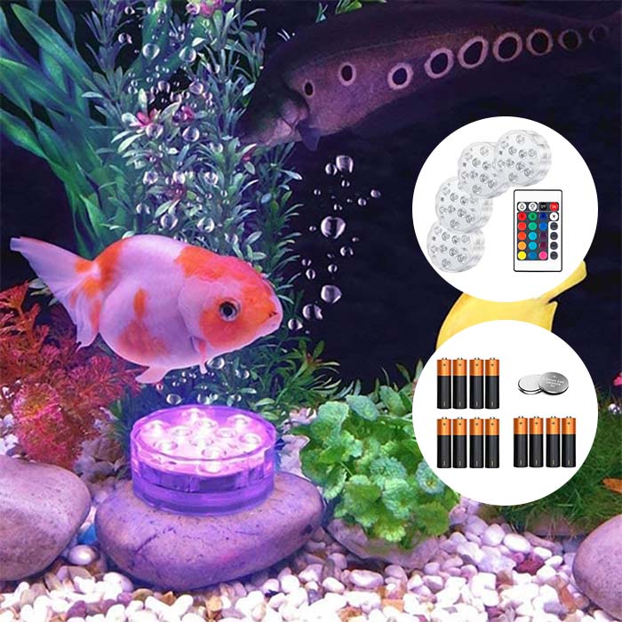 GlowBundle, 4 vodoodporne LED lučke + komplet baterij - Image 5