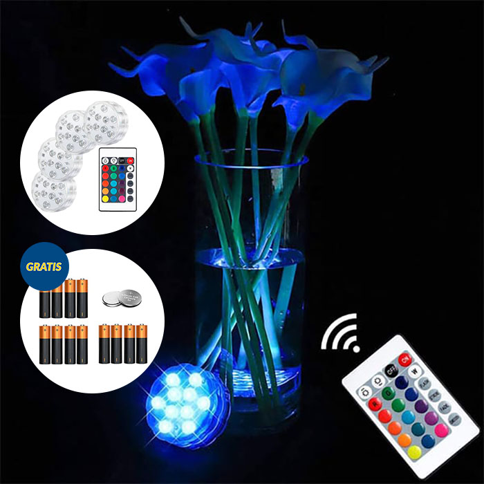 GlowBundle, 4 vodoodporne LED lučke + komplet baterij - Image 9