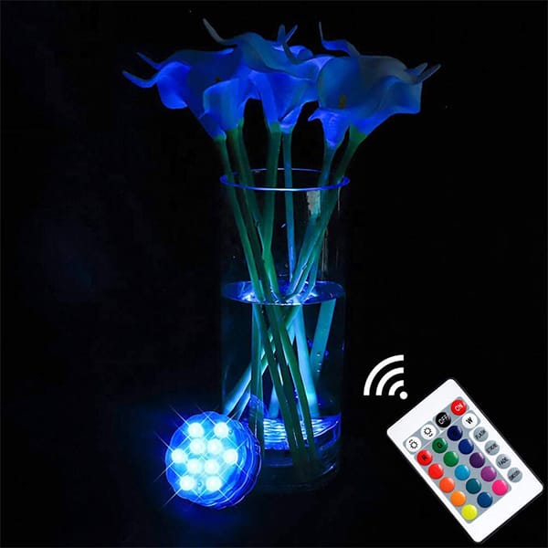 GlowWaterLights, 4 vodoodporne LED lučke z daljinskim upravljanjem - Image 8